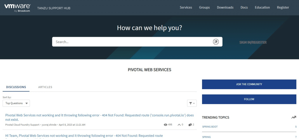 Pivotal Web Services