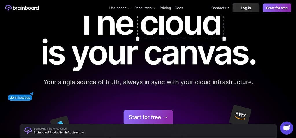 Brainboard (Best Cloud Platform as a Service (PaaS) Software)