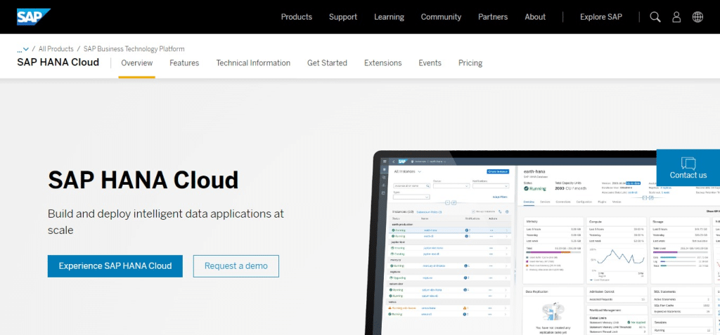 SAP HANA Cloud Platform (Best Cloud Platform as a Service (PaaS) Software)