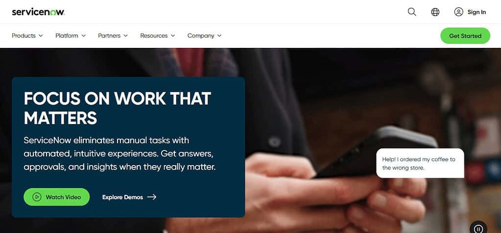ServiceNow (Best Cloud Platform as a Service (PaaS) Software)