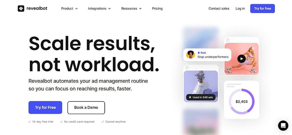 Revealbot (Best Ai Facebook Tools )