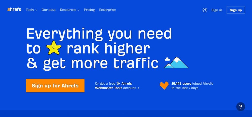 Ahrefs (Best Other Digital Advertising Software)