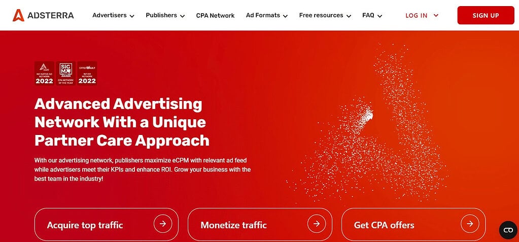 Adsterra (Best Other Digital Advertising Software)