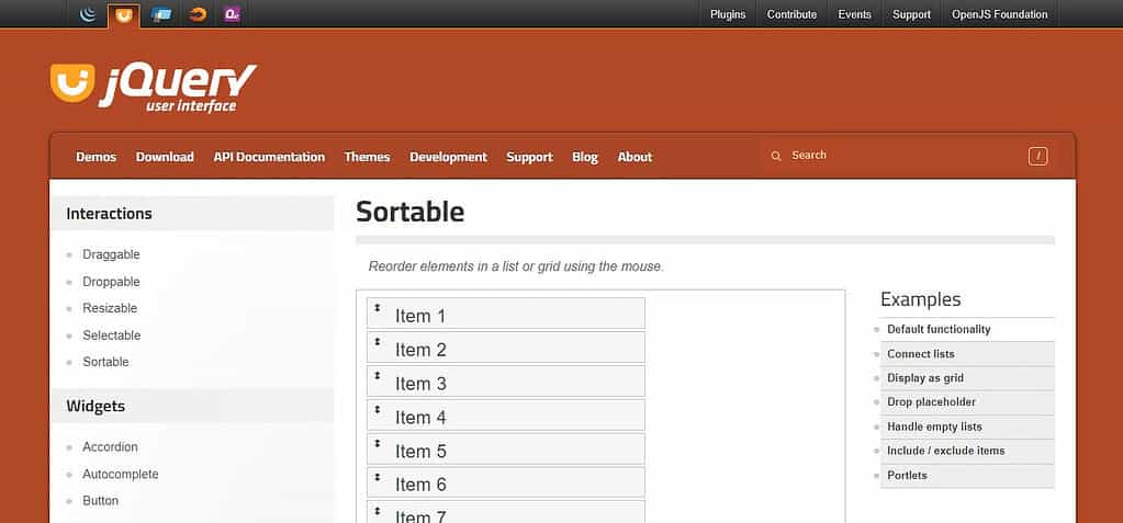 Sortable