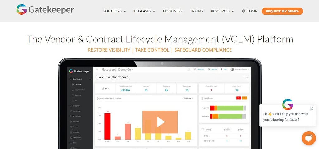 Gatekeeper (Best Third-Party & Supplier Risk Management Software)