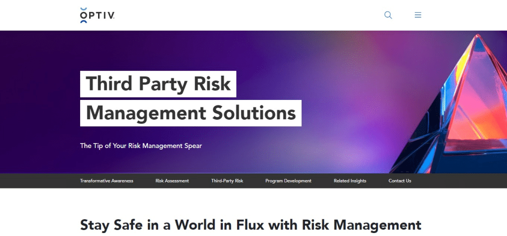 Optiv Supplier Risk Management