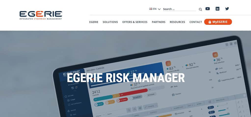 EGERIE Risk Manager (Best Third-Party & Supplier Risk Management Software)