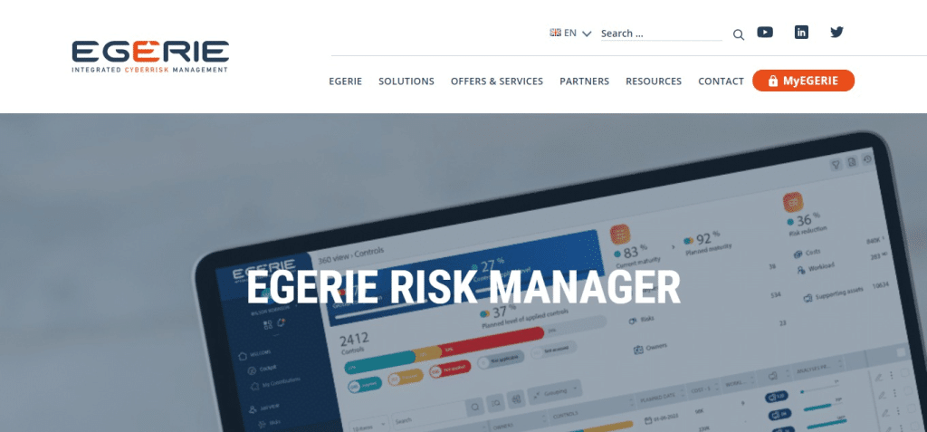 EGERIE Risk Manager (Best Third-Party & Supplier Risk Management Software)