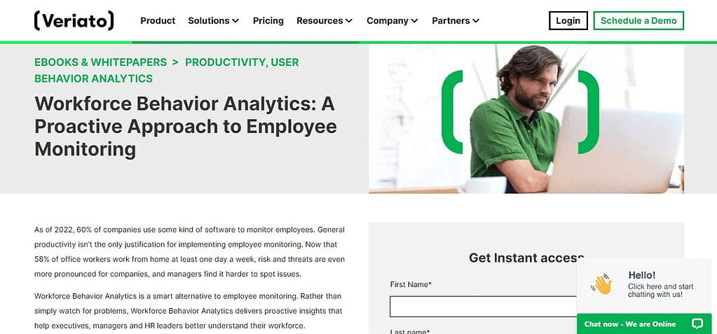 Veriato Workforce Behavior Analytics