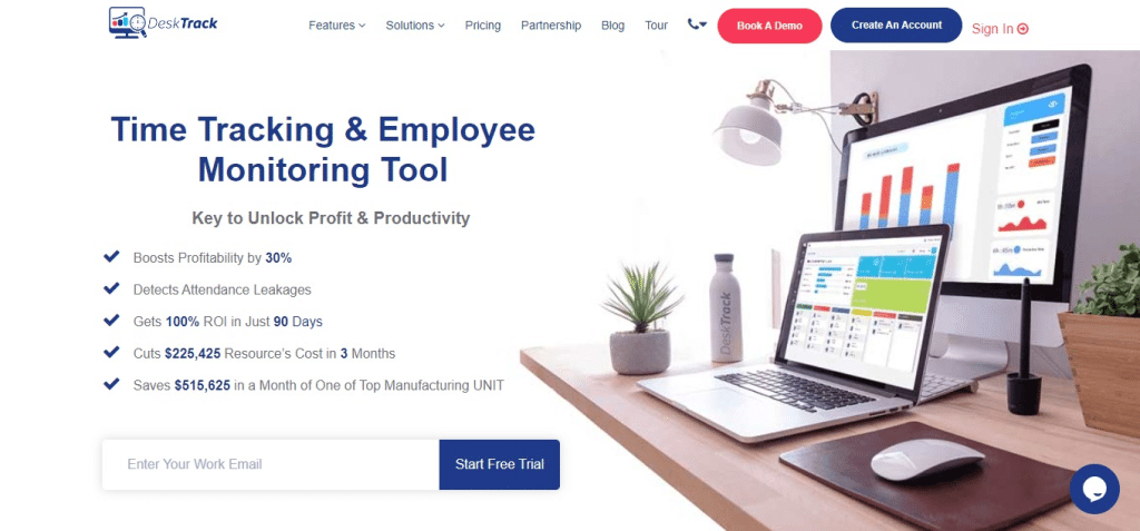 DeskTrack (Best Employee Monitoring Software)