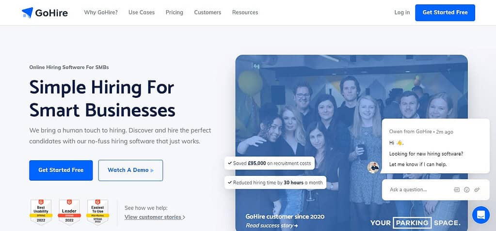 GoHire (Best Applicant Tracking Systems (ATS))