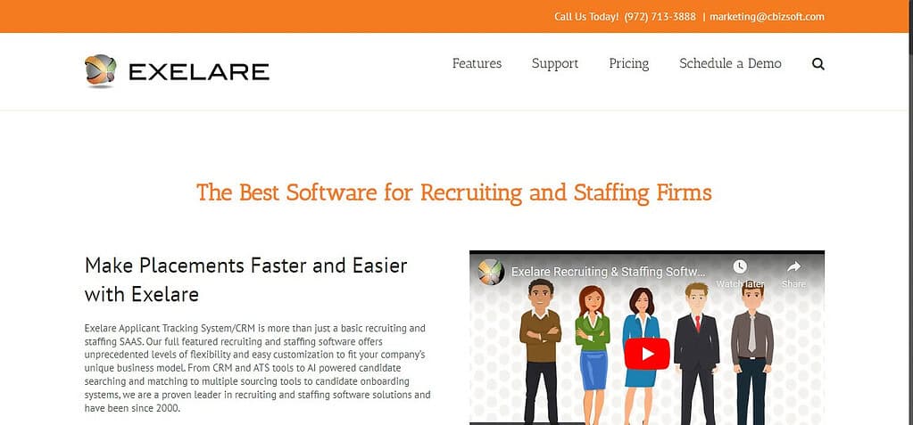Exelare (Best Applicant Tracking Systems (ATS))