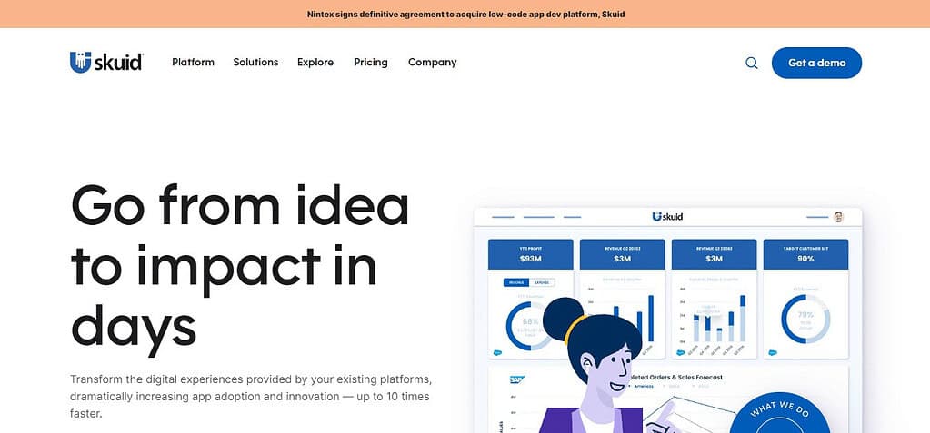 Skuid (Best Application Development Software )