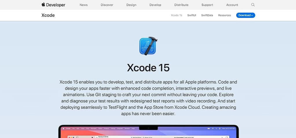 Xcode (Best Application Development Software )