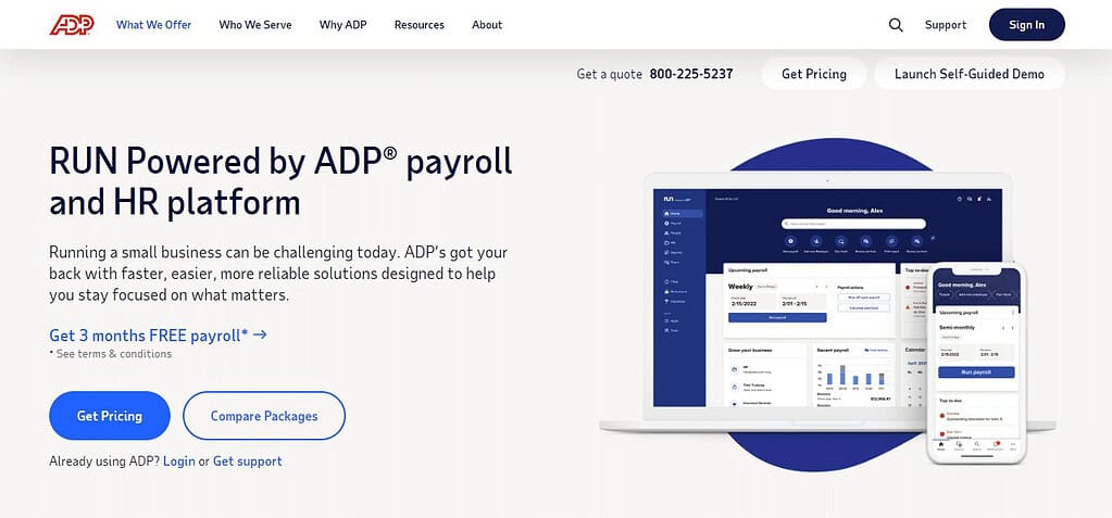 RUN Powered by ADP