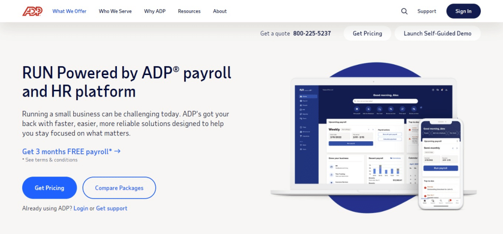 RUN Powered by ADP