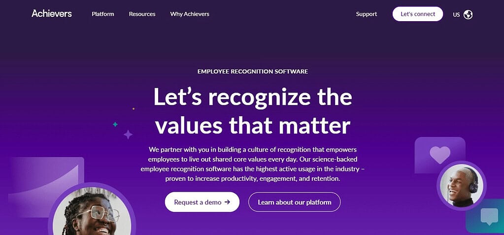 Achievers (Best Employee Engagement Software )