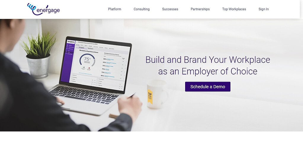 Energage (Best Employee Engagement Software )