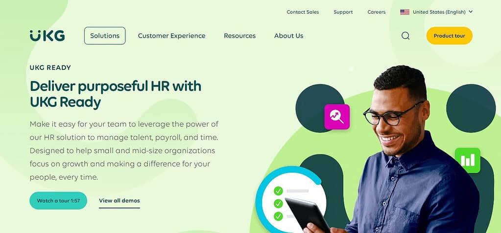 UKG Ready (Best Employee Engagement Software )