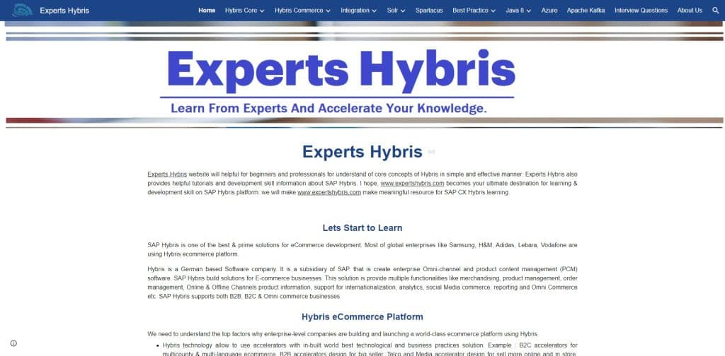 36. Hybris  (Best B2c Ecommerce Platforms)