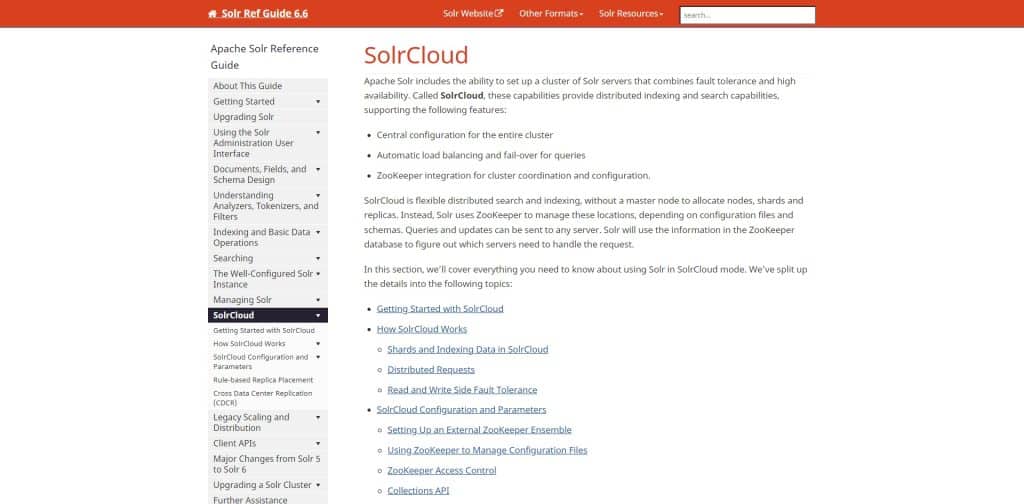 100. Apache Solr Cloud