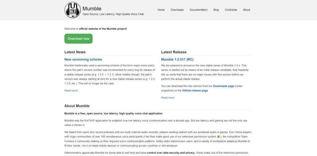 12. Mumble (Best Push-To-Talk (PTT) Software)