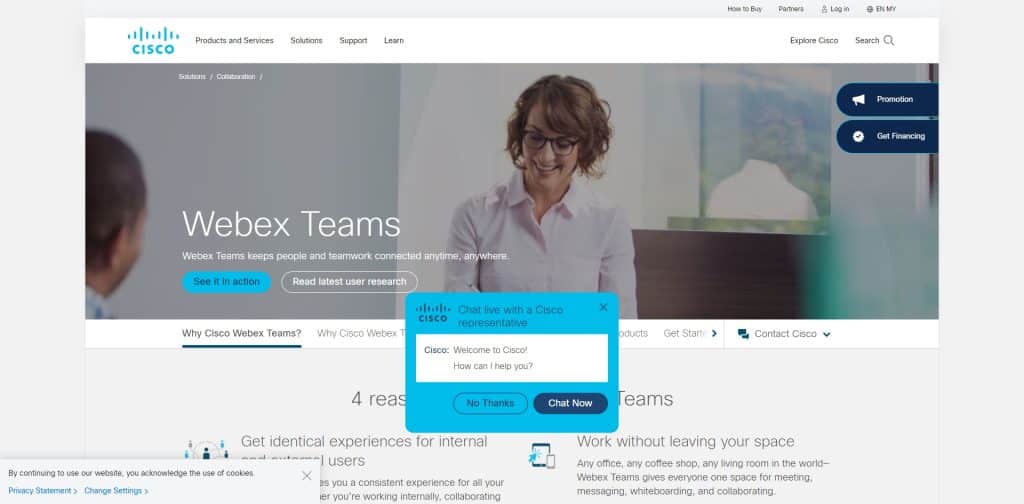 14. Cisco Webex Teams