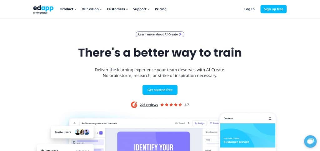 95. EdApp (Best Customer Education Software)