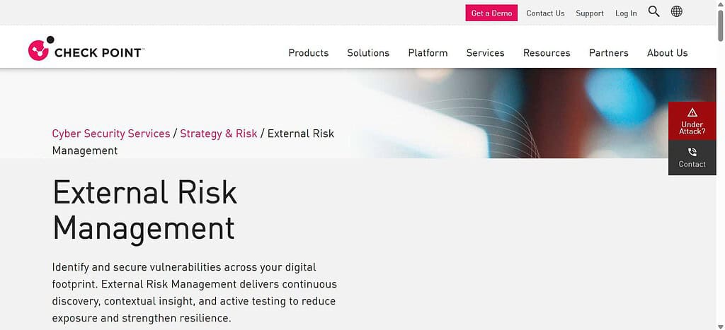 Check Point Risk Management