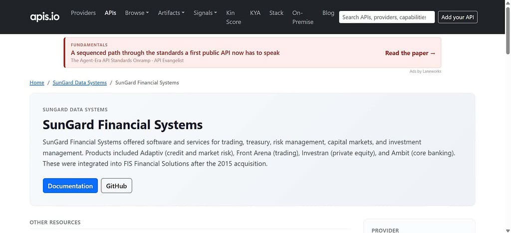 SunGard Financial Systems