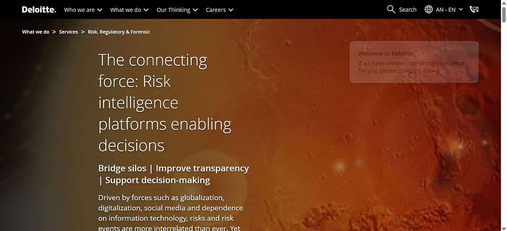 Deloitte Risk Intelligence