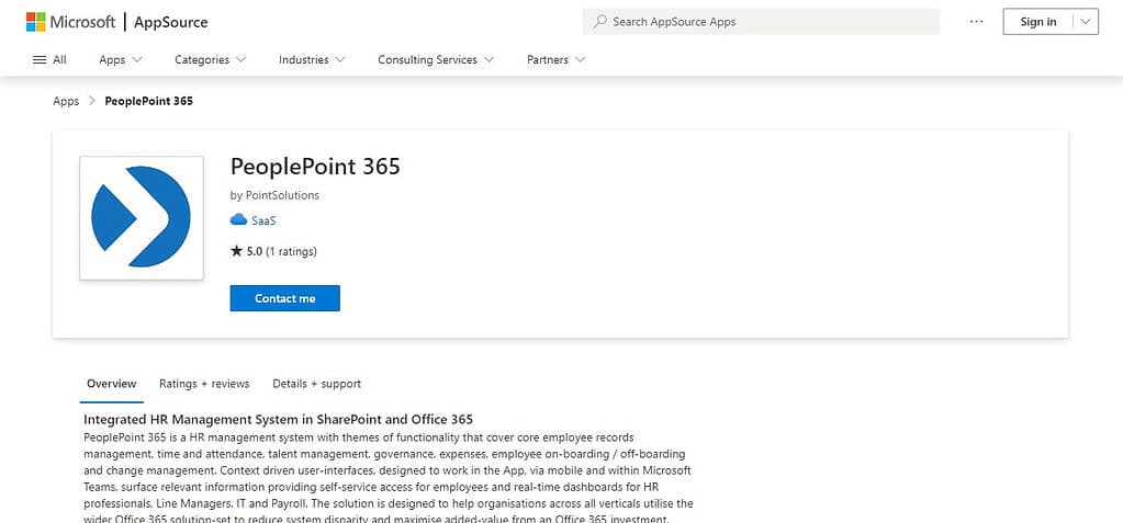 PeoplePoint365 (Best HR Service Delivery Software)