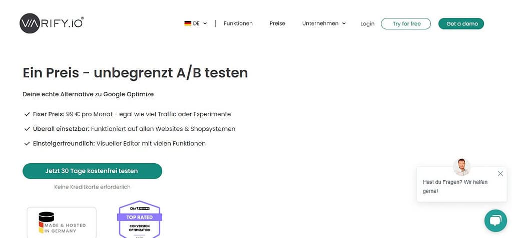 Varify.io (Best A/B Testing Tools)