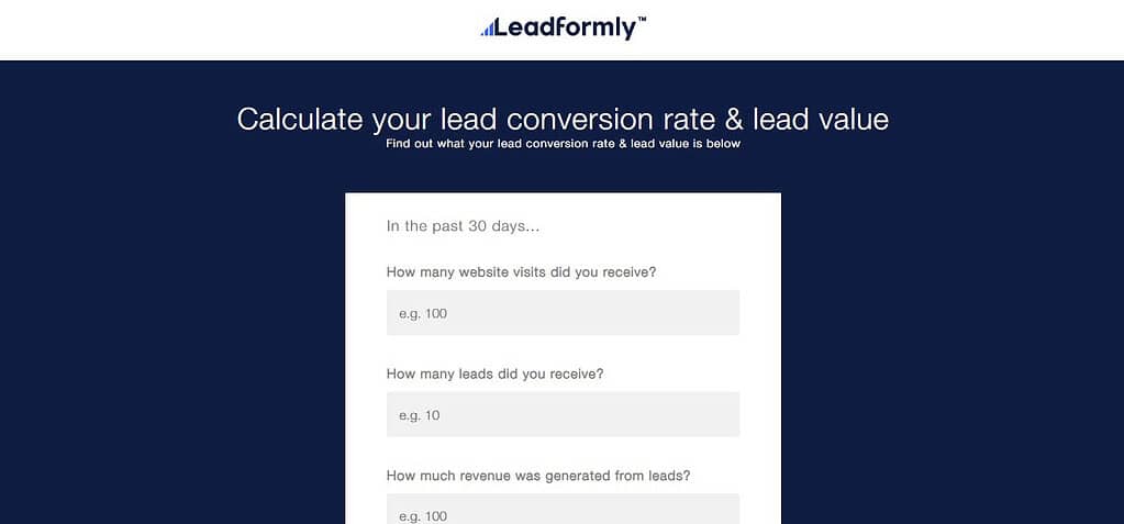 LeadFormly