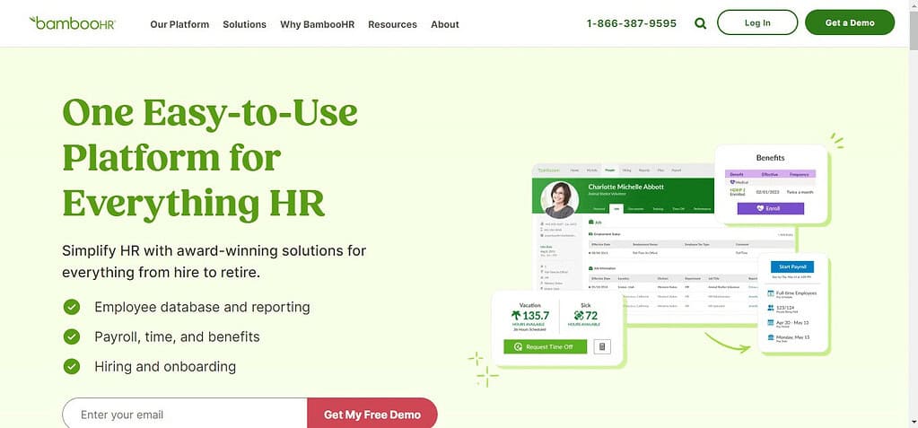 BambooHR (Best 360 Degree Feedback Software)
