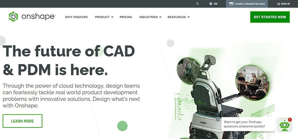 Onshape (Best 3D CAD Software)