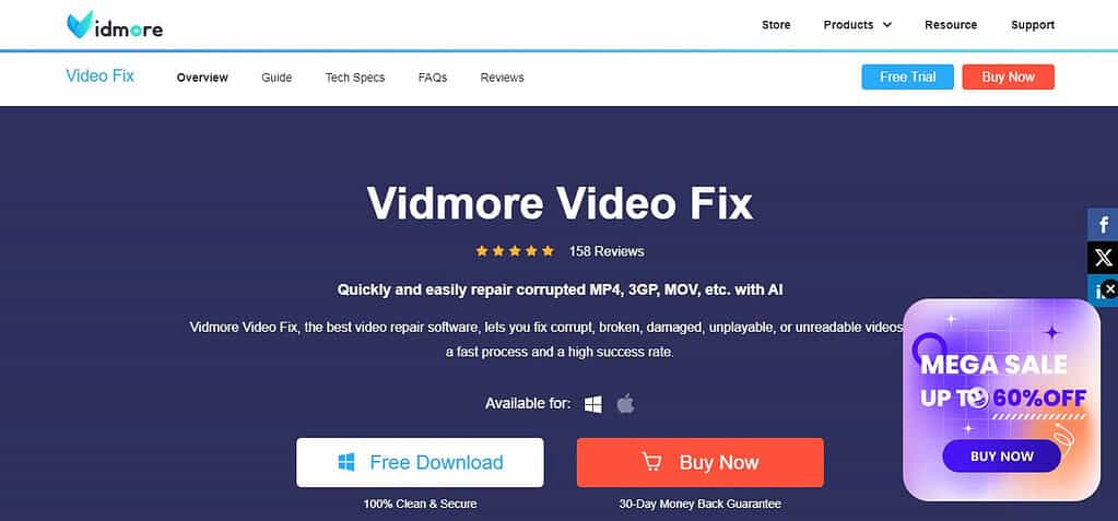 Vidmore Video Fix