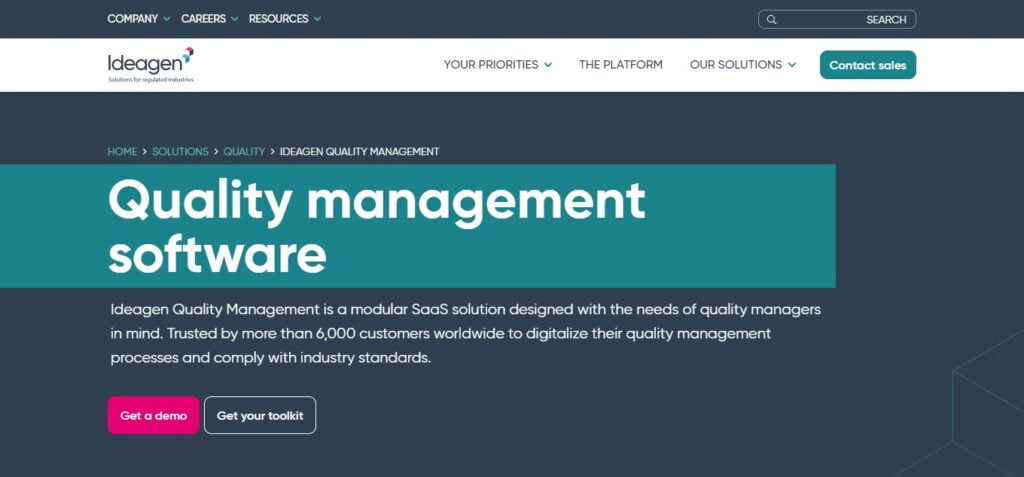 Ideagen Quality Management