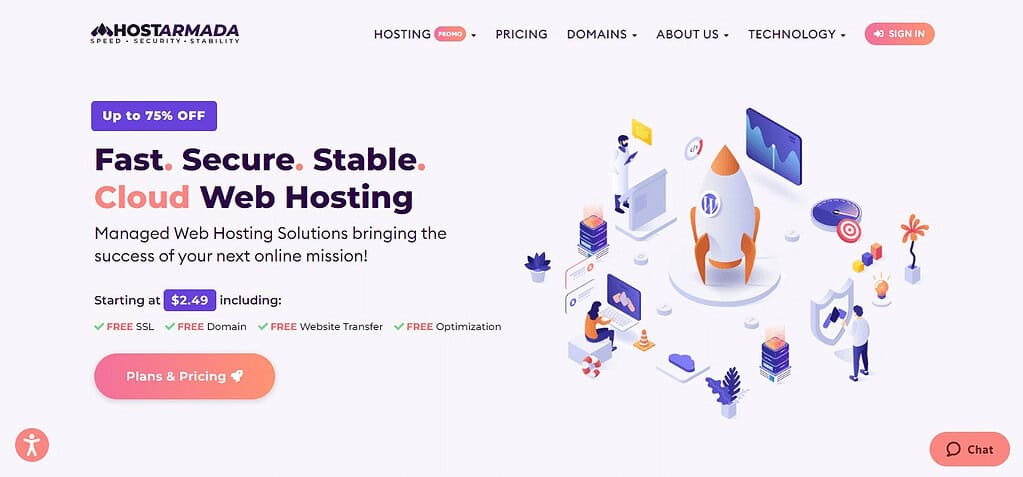 HostArmada (Best Cheap WordPress Hosting Services)