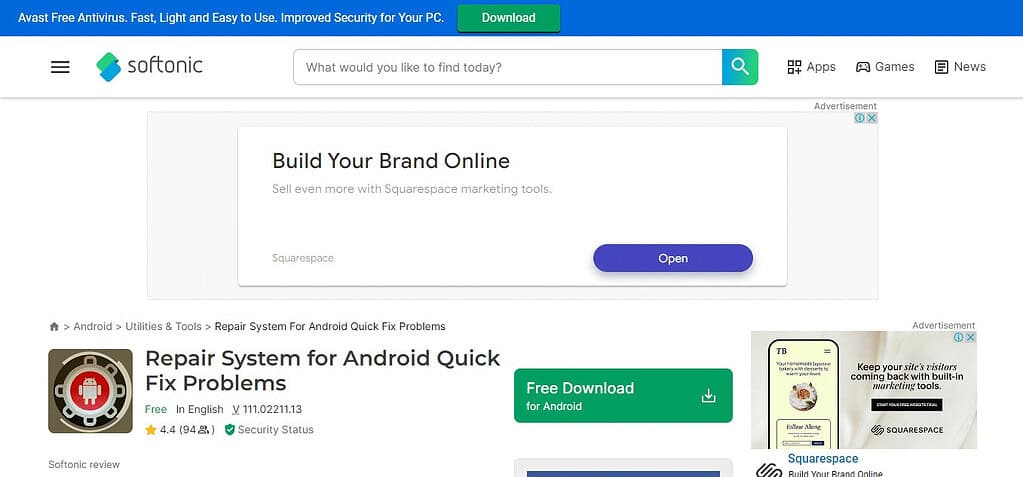 Repair System for Android