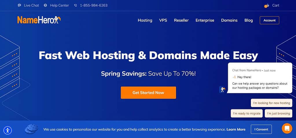NameHero (Best Fastest Cloud Hosting Providers)