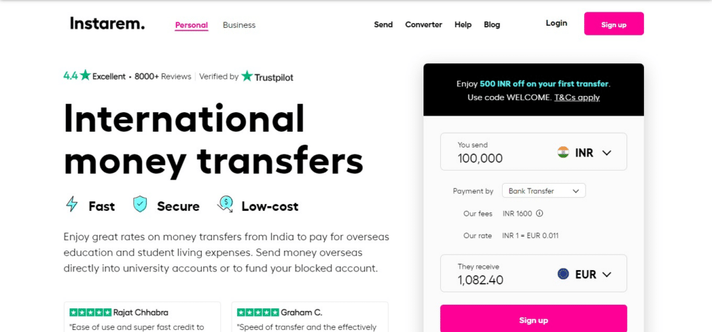 Instarem (Best App To Send Money To Nigeria )