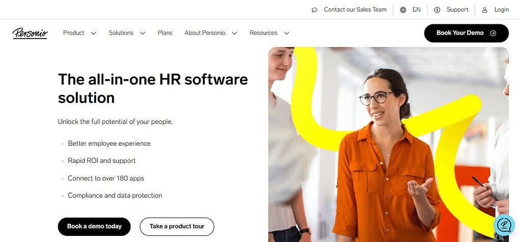 Personio (Best HR Service Delivery Software)