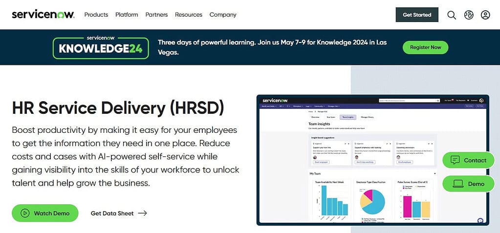 ServiceNow HR Service Delivery (Best HR Service Delivery Software)