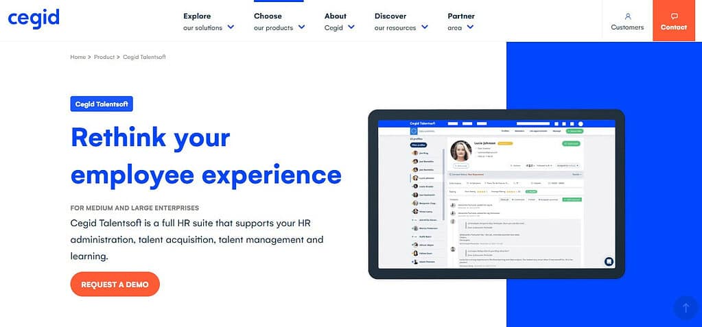 Cegid Talentsoft (Best HR Service Delivery Software)