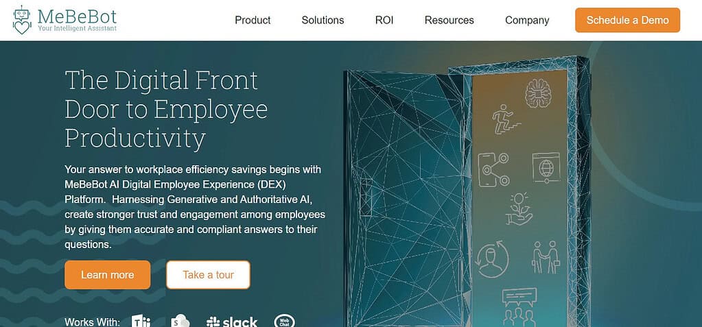 MeBeBot Intelligent Assistant (Best HR Service Delivery Software)