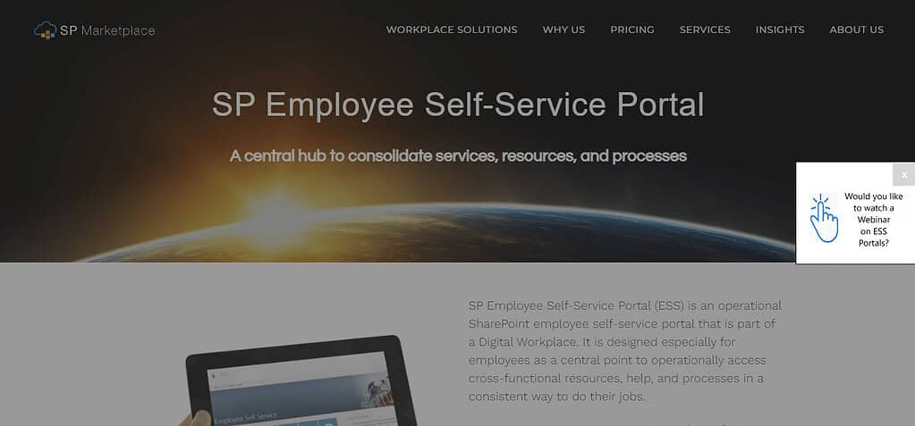 SP Employee Self-Service Portal