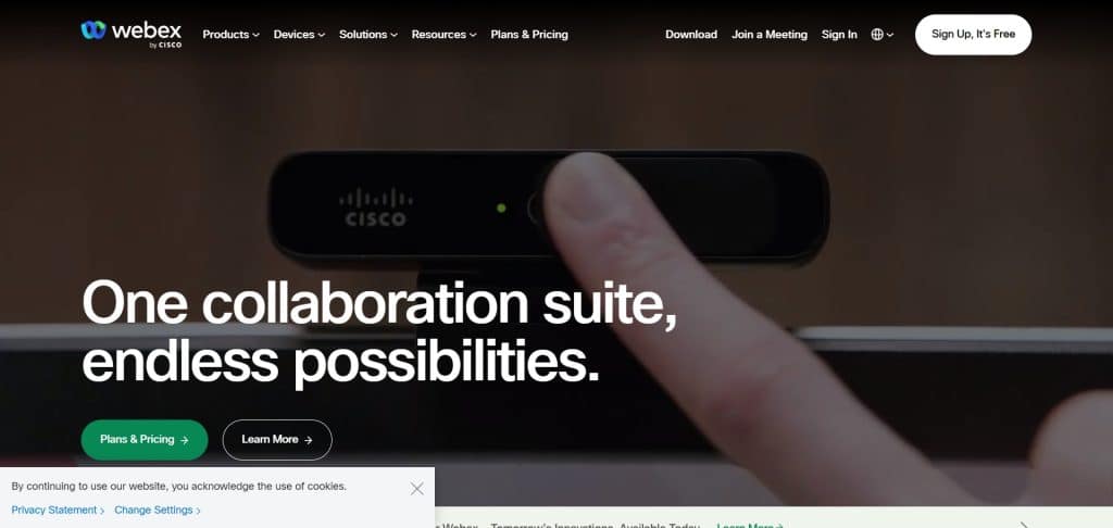 100. WebEx (Best Collaboration Tools )