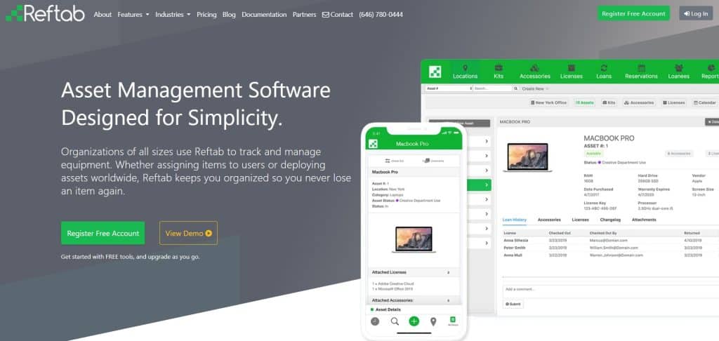 Best Fixed Asset Management Software
