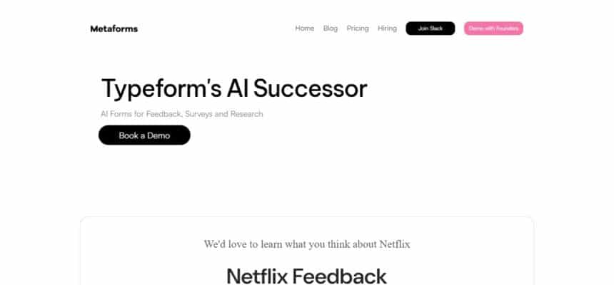 Metaforms AI Review For 2024 : Prices & Features, Most Honest Review